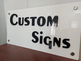 Custom Acrylic Signs | Business Acrylic Signs | PrintMyBanners