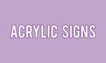 Custom Acrylic Signs | Business Acrylic Signs | PrintMyBanners