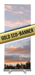 Gold Eco-Banner Stand